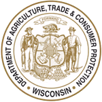 Wisconsin Department of Agriculture, Trade & Consumer Protection seal and Dunbar Tree Services certification.