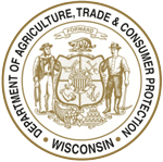 Seal of Wisconsin Department of Agricultural, Trade & Consumer Protection.
