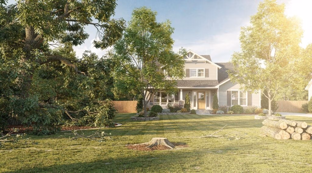 Residential tree removal and stump grinding services in Waukesha County, Wisconsin.